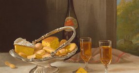 Thumbnail of Still Life with Silver Cake Basket by John F. Francis