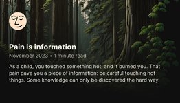 Thumbnail of Pain Is Information