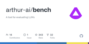 Thumbnail of GitHub - arthur-ai/bench: A tool for evaluating LLMs