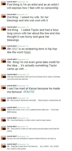 Thumbnail of kanye jay z tweet - Google Search