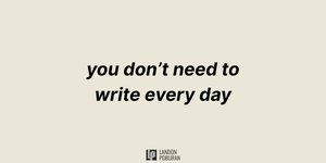 Thumbnail of The Sunday Morning Rule That Saved My Writing Consistency