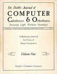 Thumbnail of Dr. Dobb's Journal - Vol 1 : People's Computer Company : Free Download, Borrow, and Streaming : Internet Archive