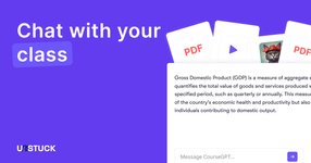 Thumbnail of Chat with all of your Course Materials | Unstuck AI