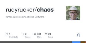 Thumbnail of GitHub - rudyrucker/chaos: James Gleick's Chaos: The Software