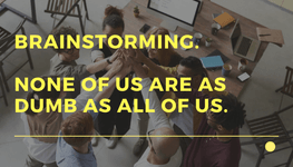 Thumbnail of Why creatives hate brainstorming. Or is it just me?