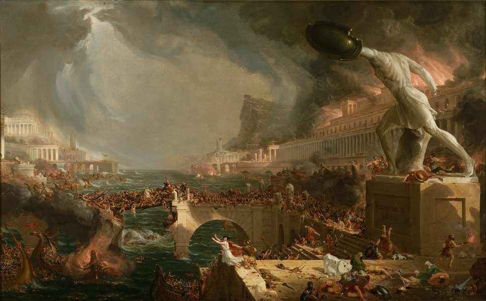 Thumbnail of The Course of Empire (paintings) - Wikipedia