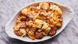 Thumbnail of Fall Squash and Leek Bread Pudding
