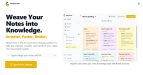 Thumbnail of Weavernote - Weave Your Notes Into Knowledge