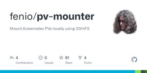 Thumbnail of GitHub - fenio/pv-mounter: Mount Kubernetes PVs locally using SSHFS