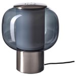 Thumbnail of HÖGVIND table lamp, nickel plated/gray glass - IKEA
