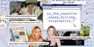 Thumbnail of Is the reactive essay killing originality?