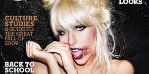 Thumbnail of Lady Gaga Covers 'Out' Magazine as a Vamp for September 2009
