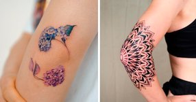 Thumbnail of 115 Dazzling Elbow Tattoo Ideas