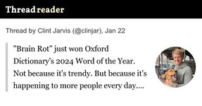 Thumbnail of Thread by @clinjar on Thread Reader App