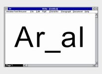 Thumbnail of Introducing Areal, Are.na’s New Typeface | Are.na Editorial