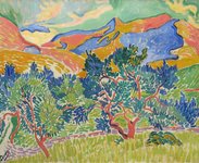 Thumbnail of Mountains at Collioure, 1905