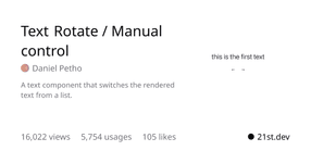 Thumbnail of 21st.dev - Discover, share, and craft UI components