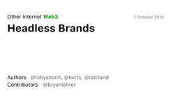 Thumbnail of Headless Brands