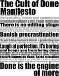 Thumbnail of The Cult of Done Manifesto. The Cult of Done Manifesto Is a Special… | by Bre Pettis | Medium