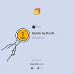 Thumbnail of Quote by Rumi