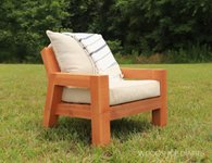 Thumbnail of DIY Chunky Outdoor Chair | BUILDING PLANS