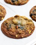 Thumbnail of Brown Butter Blueberry Cookies with Pistachio Sugar