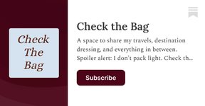 Thumbnail of Check the Bag | Olivia Marcus | Substack