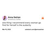 Thumbnail of Anna Seirian on Substack