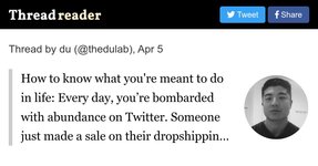 Thumbnail of Thread by @thedulab on Thread Reader App