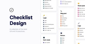 Thumbnail of Checklist Design - A collection of the best design practices.