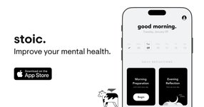Thumbnail of stoic. mental health journal app