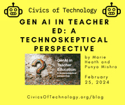 Thumbnail of GenAI in Teacher Education: A Technoskeptical Perspective — Civics of Technology