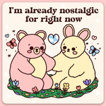 Thumbnail of Nostalgic for Right Now Sticker