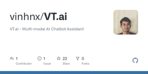 Thumbnail of GitHub - vinhnx/VT.ai: VT.ai - Multi-modal AI Chatbot Assistant