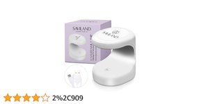 Thumbnail of Saviland Mini Nail Lamp - 16W U V/LED Nail Dryer U V Light for Nails for Gel Nail Polish, Poly Builder Nail Gel, Glue Gel, Nail Art Tools for Starters
