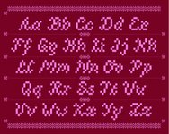 Thumbnail of Agathe Millet’s pixel font is based on the traditional crafts of Norwegian embroidery
