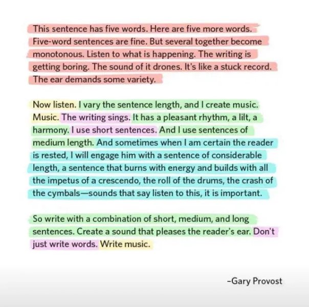 Thumbnail of Don't write words, write music