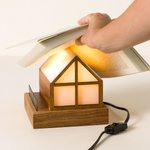 Thumbnail of Uncommon Goods | Cozy Cottage Book Stand & Lamp | book stand