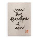 Thumbnail of You Are Therefore I Am - Calligraphy – Parallax Press