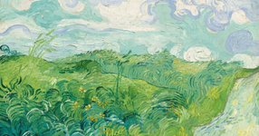 Thumbnail of Green Wheat Fields, Auvers by Vincent van Gogh