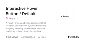 Thumbnail of 21st.dev - Discover, share, and craft UI components