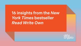 Thumbnail of 16 insights from New York Times bestseller Read Write Own - a16z crypto