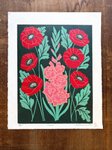 Thumbnail of August Birth Month Flower Original Reduction Print - No. 2 | Katharine Watson Shop
