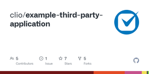 Thumbnail of GitHub - clio/example-third-party-application