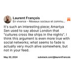 Thumbnail of Laurent François on Substack