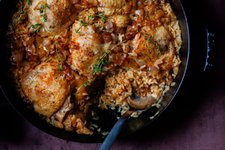 Thumbnail of chicken rice with buttered onions