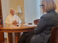 Thumbnail of Pope Leo calls out billionaires and income inequality in first interview