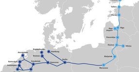 Thumbnail of In the Baltics, 85 millimeters separate East from West