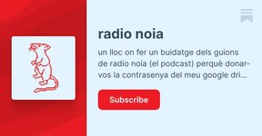 Thumbnail of radio noia | mar vallverdú | Substack