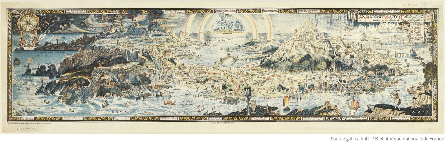 Thumbnail of An anciente mappe of Fairyland newly discovered and set forth / designed by Bernard Sleigh